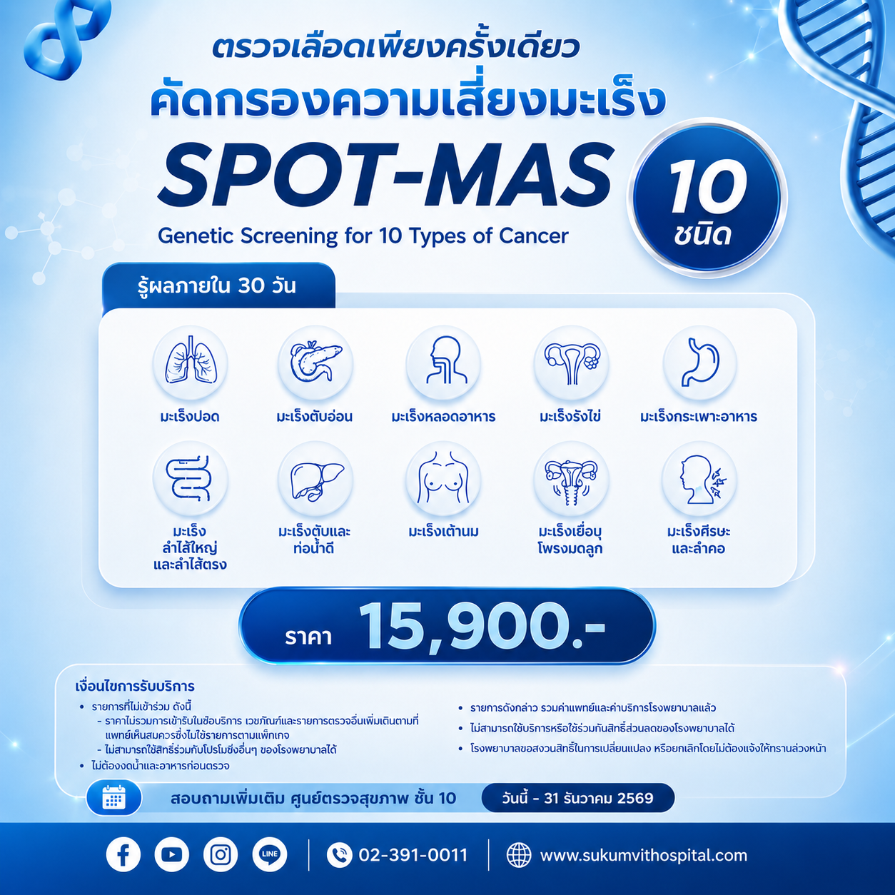 แพ็กเกจตรวจสุขภาพประจำปี